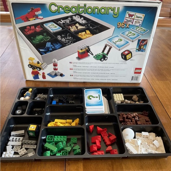 LEGO Games Creationary 3844 Retired Building Board Game Incomplete - Picture 2 of 12